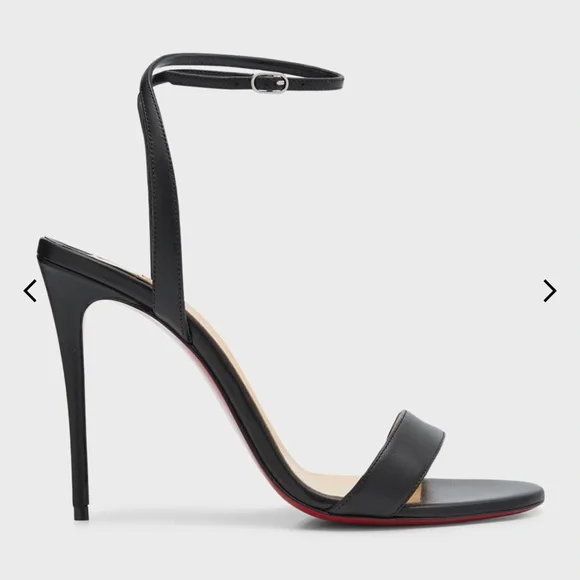 Loubigirl Ankle-Strap Red Sole Sandals - Picture 1 of 8